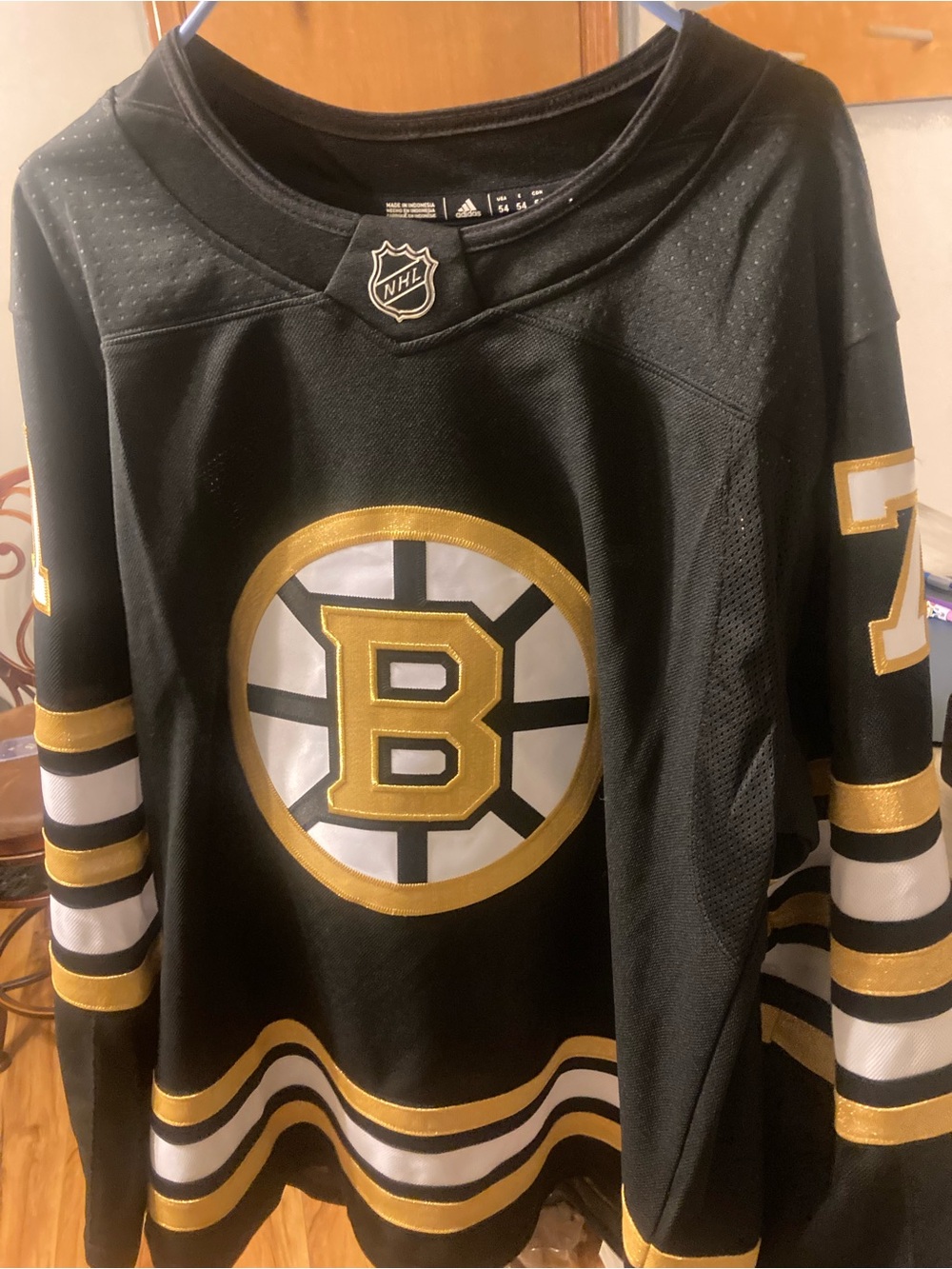 Taylor Hall Boston Bruins Black & Gold Hockey Adidas NHL